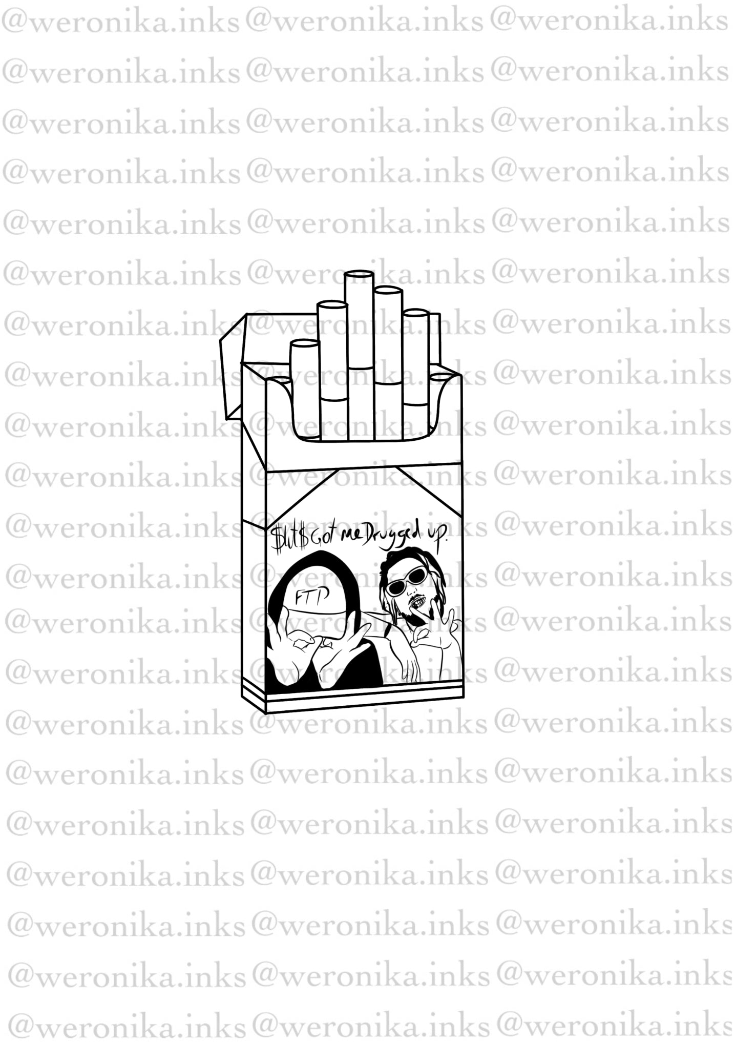$B Cig box design