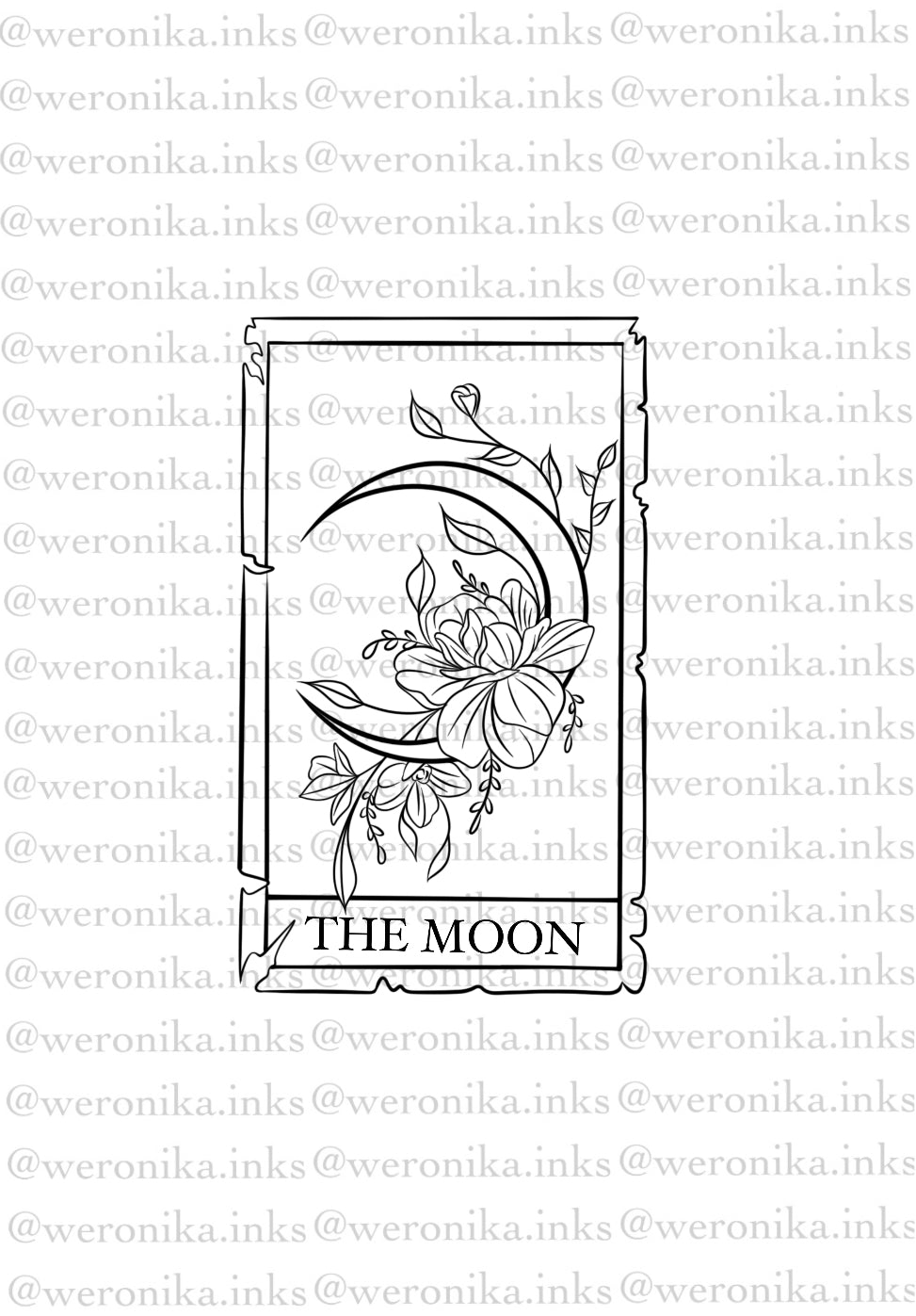 Tarot Moon Tattoo