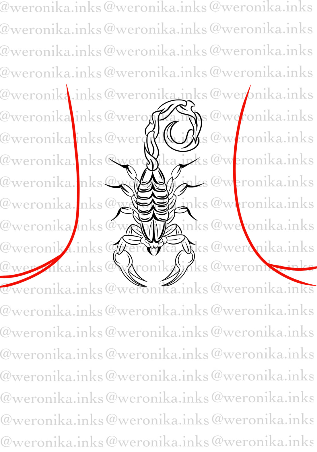 Scorpion Neck Tattoo