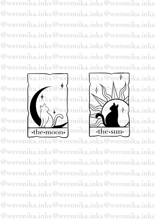 Matching Tarot Card Tattoos