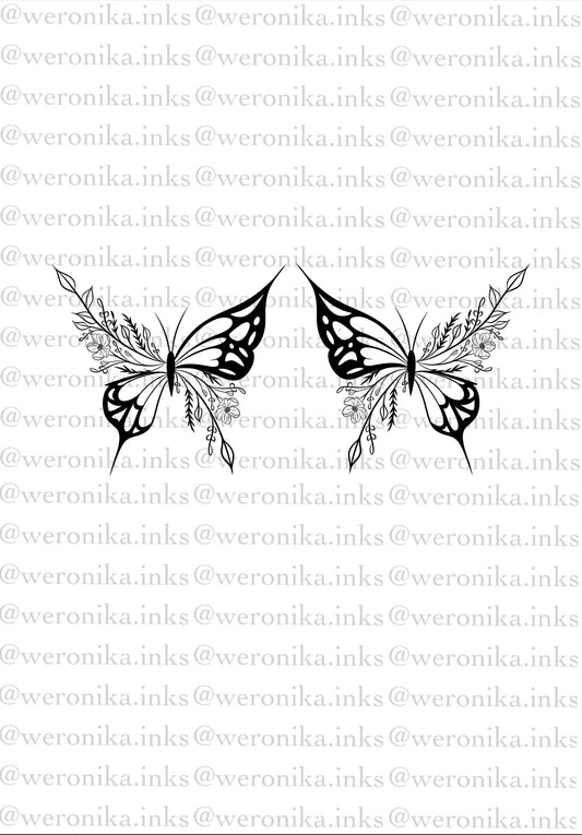 Matching Butterfly Tattoo