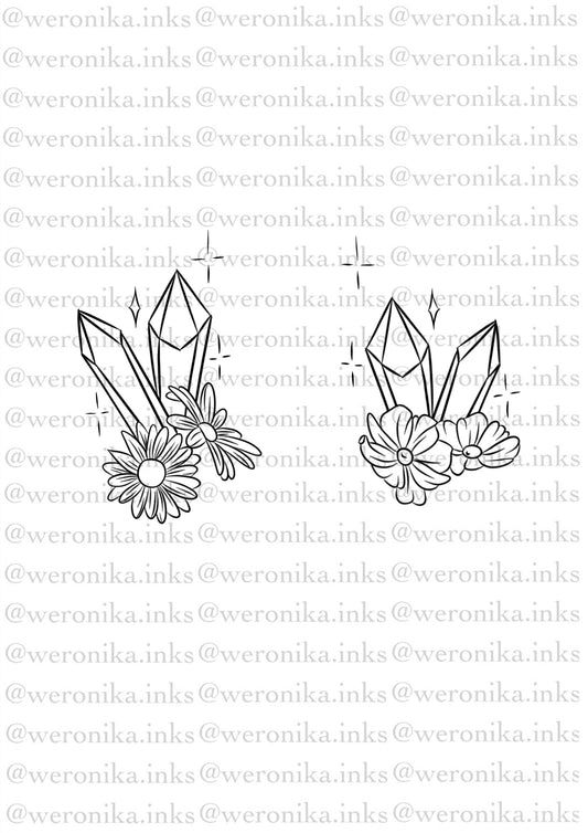 Matching Crystal Tattoos