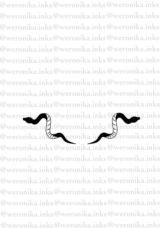 Snake Tramp Stamp Tattoo