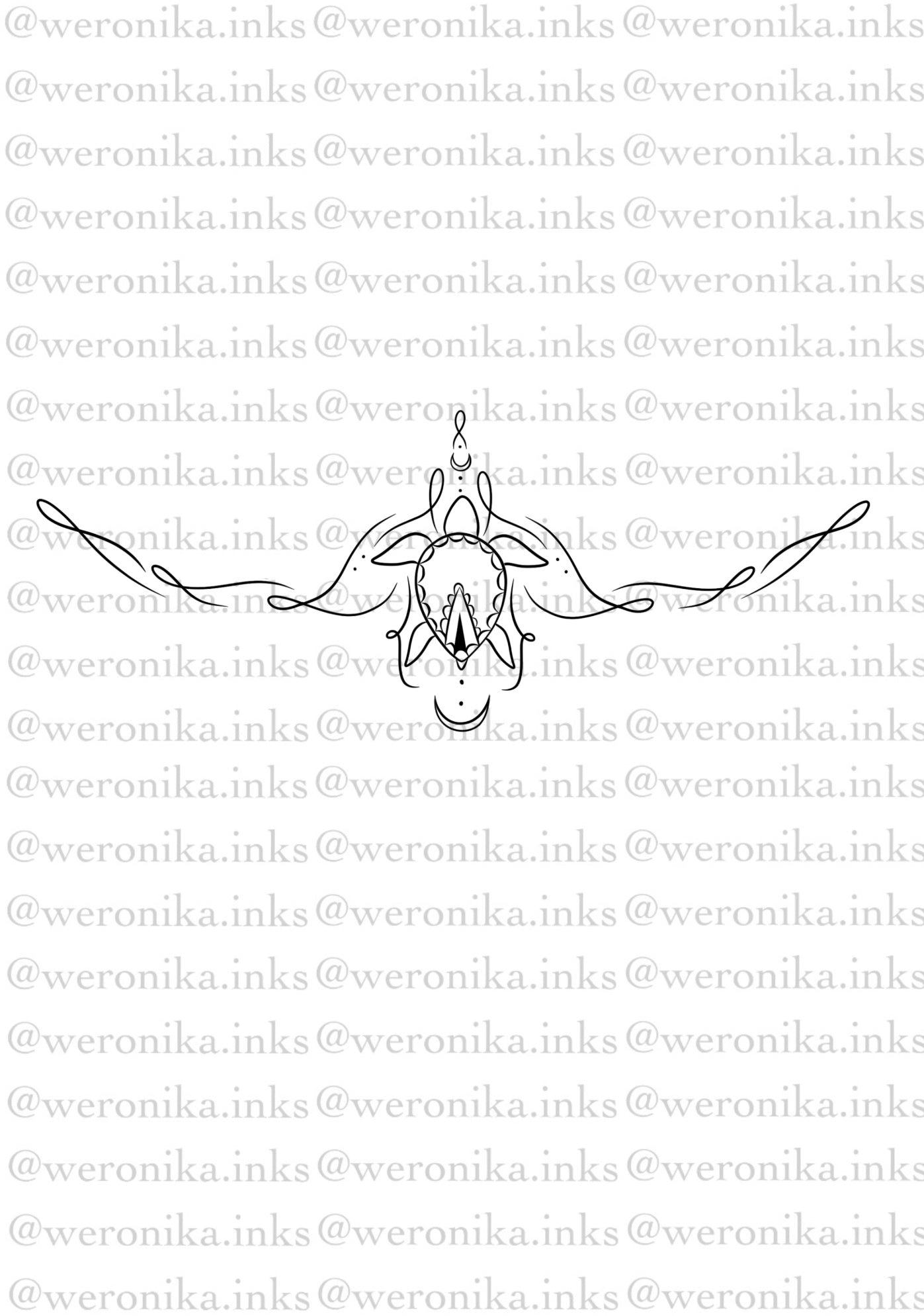 Sea Turtle tramp stamp Tattoo