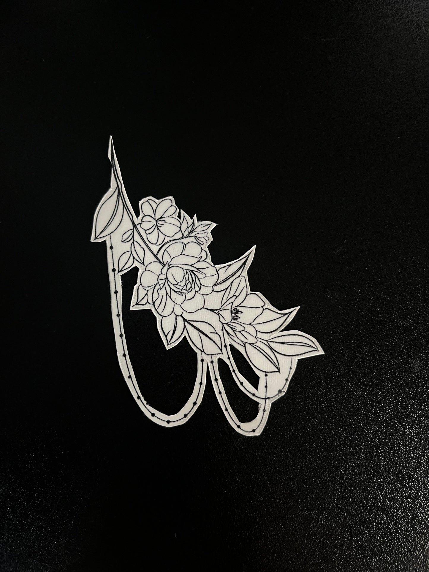 Floral Temporary Tattoo